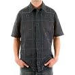 Hugo Boss Orange label blue short sleeve shirt. BOSS1807