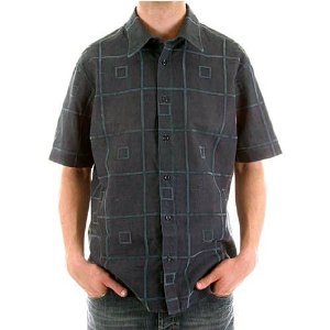 Hugo Boss Orange label blue short sleeve shirt. BOSS1807