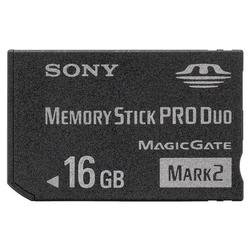 Sony 16 GB Memory Stick PRO Duo Flash Memory Card MSMT16G