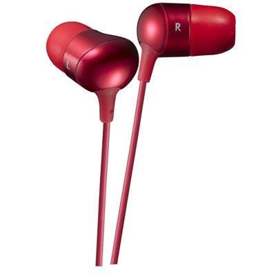 JVC HAFX35R Soft Marshmallow headphone (Red)