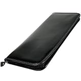 Pratesi Brunelleschi Black Italian Leather Tie Case