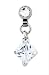 CLEAR SQUARE GEM MICRODERMAL DANGLE