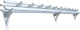 DC America WAPG118 18-Foot Wall Pergola with Rust Free Aluminum, Powder Coat White Finish