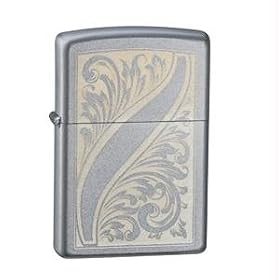 Satin Chrome, Scrolled Feather