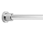 :USE Bollard Shower Rod Holder Pair, Polished Chrome