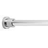 :USE Bollard Shower Rod Holder Pair, Polished Chrome