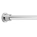:USE Bollard Shower Rod Holder Pair, Polished Chrome