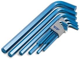 Hex Key Set, 1.5 - 17mm, L-Shaped, Long
