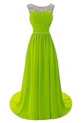 A-line Scoop Neck Sheer Lace-Up Chiffon Cocktail Evening Dress/Homecoming Dress/Pageant Dress/Prom Dress/Quinceanera Dress/Party Dress/Wedding Dress 