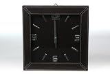 Jline-Horloge Carre Similic Br/Inox - 31X31 Cm