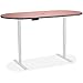 Safco Electric Table Cherry Lam. Racetrck Tabletop - Rectangle Top - 72" Table Top Width x 36" Tabl