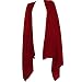 Wool Shawls in Solid Color Wine Womens Casual Evening Wrap (kpw204)