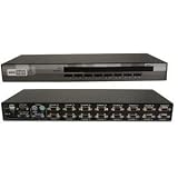 1U Rackmount 16PORT KVM Switch