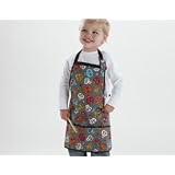 Sugar Booger Kiddie Apron. Dia De Los Muertos Collection. Kid's waterproof aprons. ORE Originals.