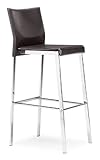 Espresso Zuo Boxter Bar Chair