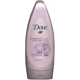 Dove Cream Oil Body Wash Creamy, Cherry Blossom & Almond Scent 10 oz
