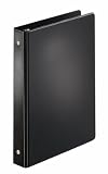 Cardinal Mini Round Ring Binder, 1 Inch Capacity, 9.5 x 6 Inches, Black (06201)