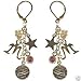Kirks Folly Crystal Star Gazer Earrings Scorpio Zodiac