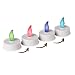 Enjoy Lighting 371745 Color Changing Battery Operated Tealights, 4 Pack,