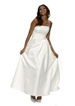 Astrapahl, Vielseitiges Braut oder auch Abendkleid, lang, Farbe weiß