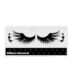 K�nstliche Wimpern Federn lang, Schwarz