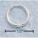 Plain Hoops Ea-1 : Sterling Silver 10mm Endless Wire Hoop Earrings