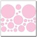Baby : Light Pink Polka Dot Wall Transfer Stickers Mural
