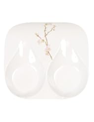 Kitchen: Corelle Coordinates Double Spoon Rest, Cherry Blossom - Reston Lloyd, Ltd.