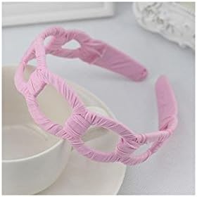Dickness Wholesale Multi Color Women Girls Hollow Floral Leopard Hair Bands Headband Hot Color: 5 Pink