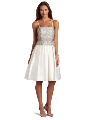 Eliza J Women's Vintage Bridal Dress, Off White, 14