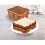 Image Cakewich Cake Mold Sliced Bread Shape SIlicone Baking Pan