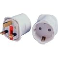 Reise-Adapter - Europ�isch (Schuko) 2-Pin to UK 3-Pin Mains Infrastruktur