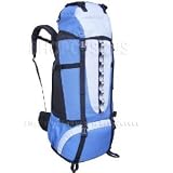 NEW CUSCUS 75L 5200ci Internal Frame Camping Hiking Backpack-Blue Reviews
