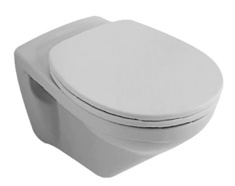 Omnia classic Wandtiefspül-WC,weiß, CeramicPlus