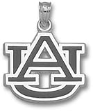 Auburn Tigers AU 5/8 Enamel Pendant - Sterling Silver Jewelry