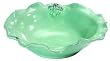 Fleur De Lis Soup/Pasta Bowl Celadon Set of 4