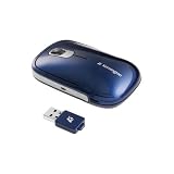 Kensington SlimBlade Presenter Mouse - Mouse - laser - wireless - RF - USB wireless receiver - deep blue