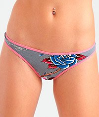 31xsqMcmWCL Ed Hardy Rose Couple Thong