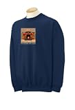 Custom Happy Holidays fireplace & stockings on sweatshirt