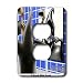 Londons Times Religion Heaven Hell Cartoons - A Brush With Death - Light Switch Covers - 2 plug outlet cover