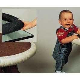 Toddler Shield Table Edge Cushion Large BLACK 193-270