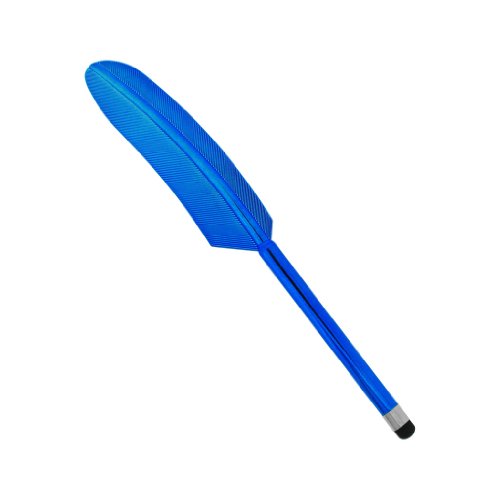 Precision Touch(TM) Feather Stylus Touch Pen for Apple iPad 2/3/4/Air/Mini, iPhone 4/5/6/6 Plus, Galaxy S3/S4/S5/S6, Galaxy Tab, Kindle Fire, Google Nexus (Blue)