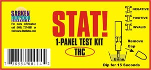 Stat! 1-Panel Test Kit THC