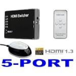 5 Port HDMI Switch with Remote