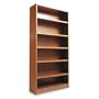 Basyx Heavy-Duty Signature Series Bookcase, 6 Shelves, 36W X 11-3/4D X 72H, Medium Oak