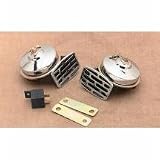 DRAG SPECIALTIES CHROME ELECTRIC TWIN HORN 116139LBX1