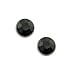 Jet Black Stud Earrings