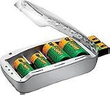 Electronics : GP Universal Charger + 4x2200mAh C Batteries