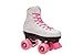 Epic Skates Pink Princess Girls Quad Roller Skates, White, Youth 3,PnkPncs03