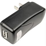 Zip-Linq USB AC Adapter iPod/iPhone Compatible - Black - Model ZIP-PWR-AC Travel Chargers & Adapters